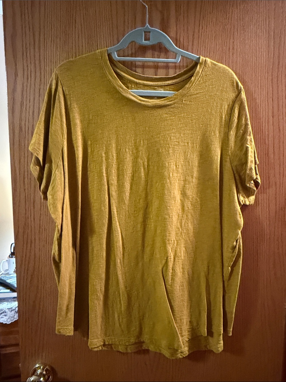 Old Navy Women's Short Sleeve Crewneck Tee - Mustard Yellow